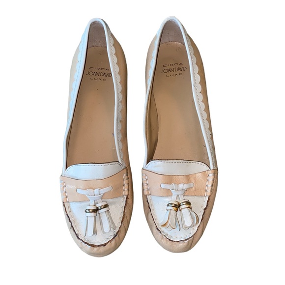 Joan & David Luxe Cjamour Leather Two-Tone Tassel Loafers - 7 - Picture 4 of 14